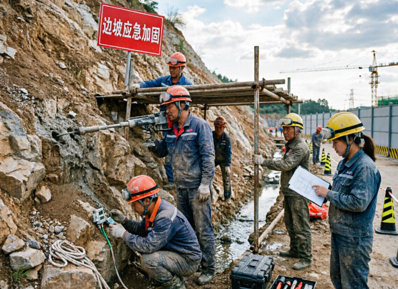 边坡应急加固